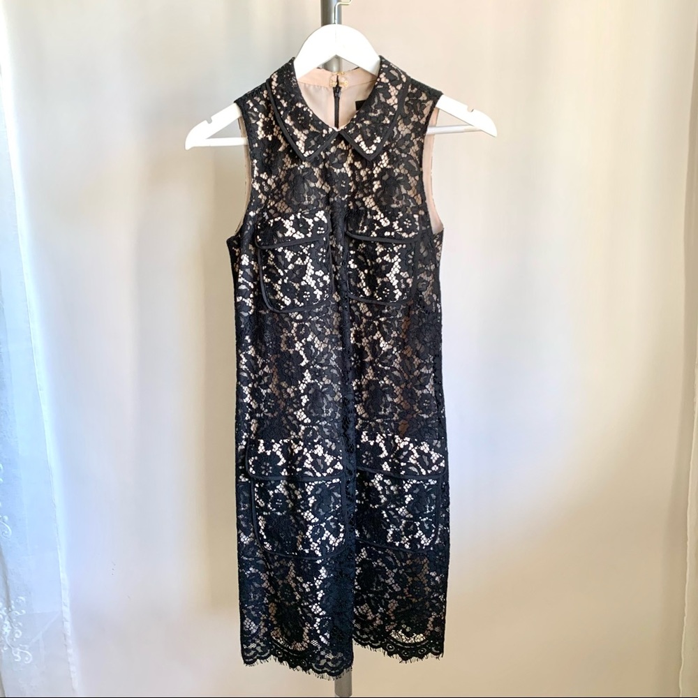 J.CREW Lace Dress 4-Pockets - Picture 4 of 12